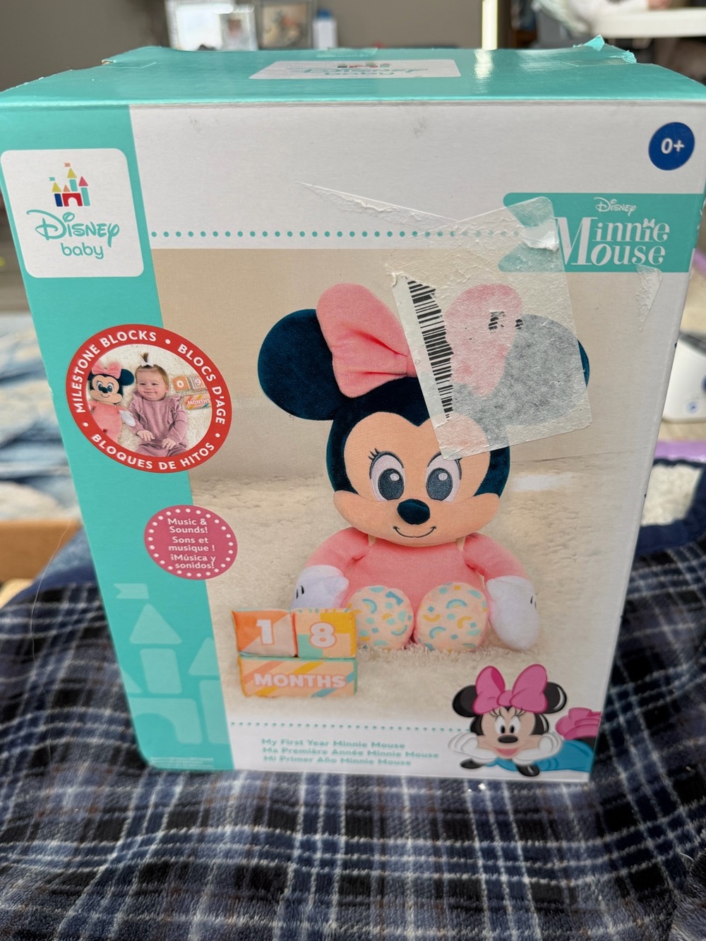 Disney my first year milestones Minnie Mouse Plush Toy